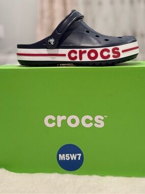 Crocs Bayaband Unisex Clogs - Navy/Pepper